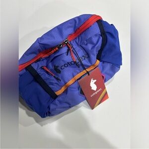 Cotopaxi Lagos 5L Hiking Hydration Hip Pack Amethyst Blue Violet NWT Sling Bag